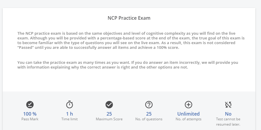 NCP-MCA Latest Test Simulations